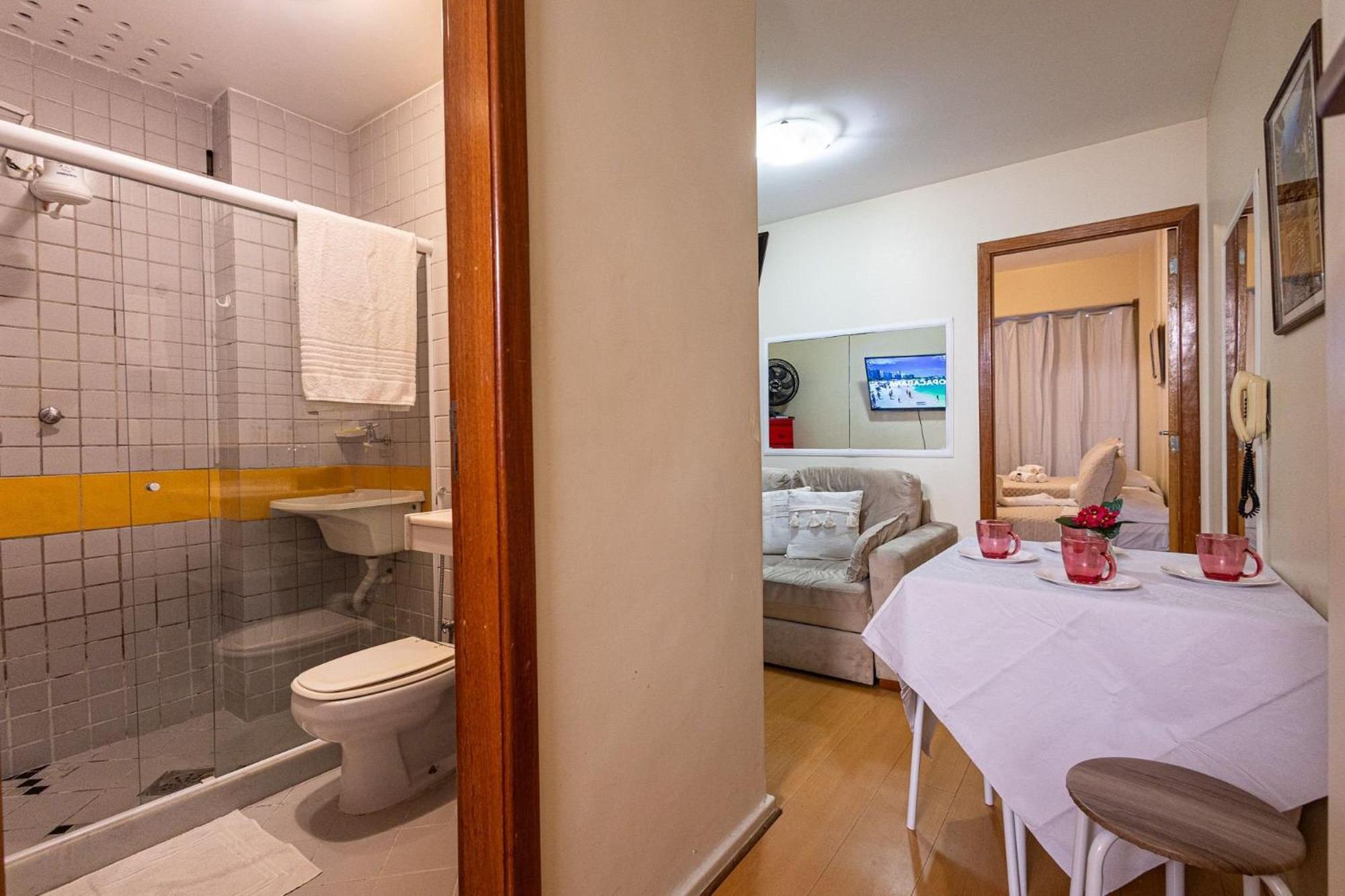 Apartamento Copacabana 200M Da Praia - Wifi Gratis - Cp5 里约热内卢 外观 照片