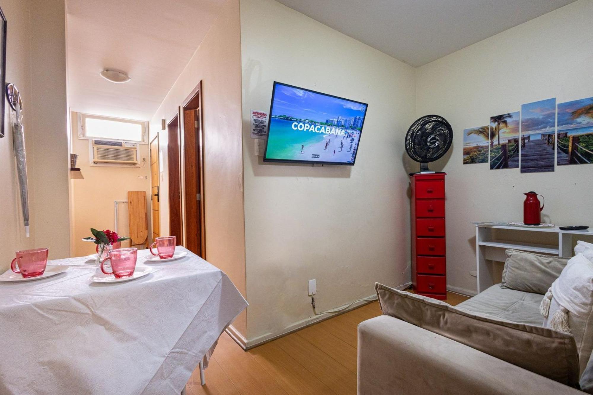 Apartamento Copacabana 200M Da Praia - Wifi Gratis - Cp5 里约热内卢 外观 照片